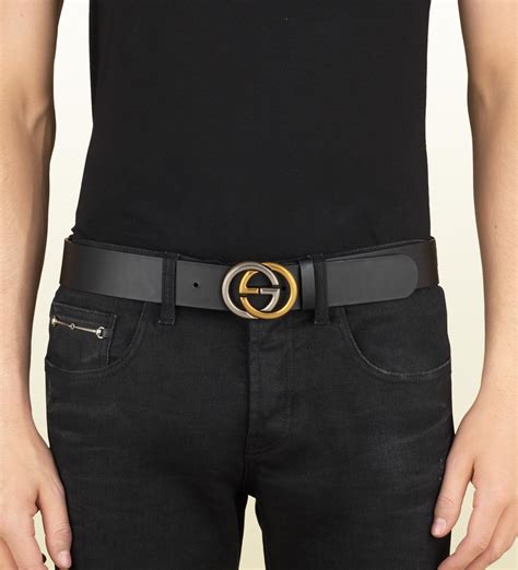 gucci interlocking belt mens|gucci interlocking belt women's.